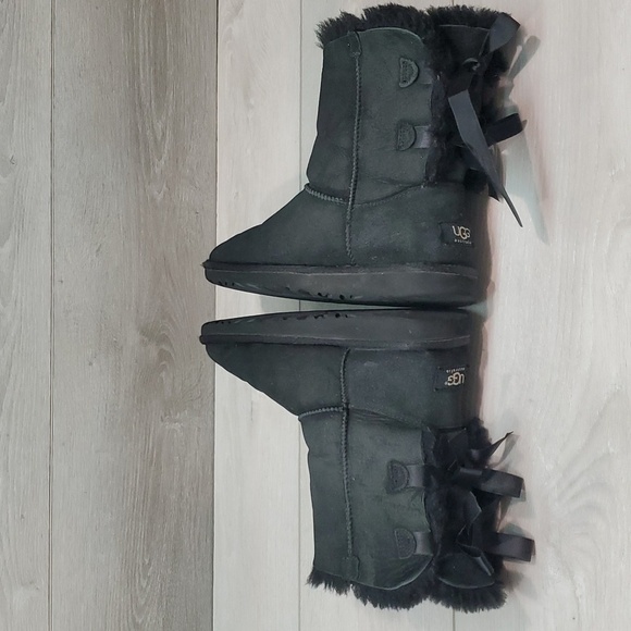 Ugg Australia Women 3280Y Classic Bailey Bow Boots shoes sz 5 - Picture 7 of 13